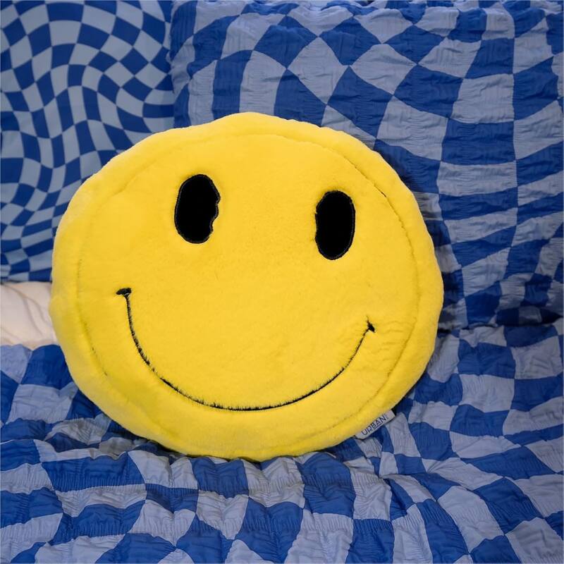 Urban Lifestyle Happy Face Emoji Pillow