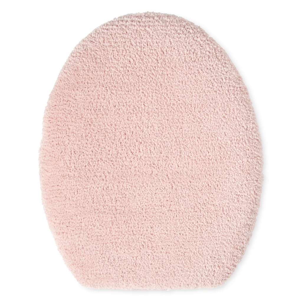 TOWN & COUNTRY EVERYDAY Ultra Plush Solid Tufted Toilet Lid Cover, Soft and Absorbent, Non-Slip Cover, Machine Washable