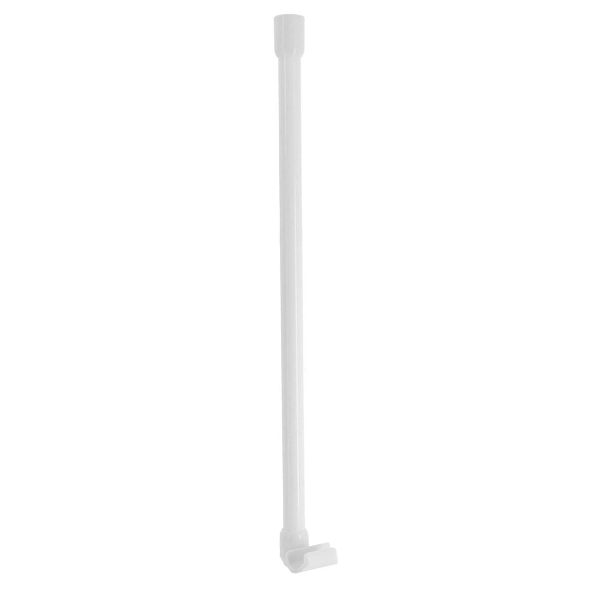 Adjustable Ceiling Curtain Rod - Mount Support for Bathtub or Shower Curtain Rod
