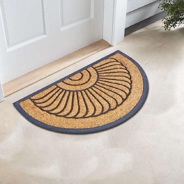 Natural Coir Doormat, Welcome Mats for Front Door Outdoor Entry (17 x 30  Inches)