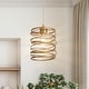 preview thumbnail 7 of 37, The Gray Barn Farmhouse 1-Light Pendant Light for the Kitchen Island Dining Room Deep Gold