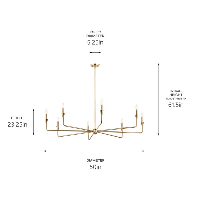 Kichler Lighting Alvaro Candle Chandelier