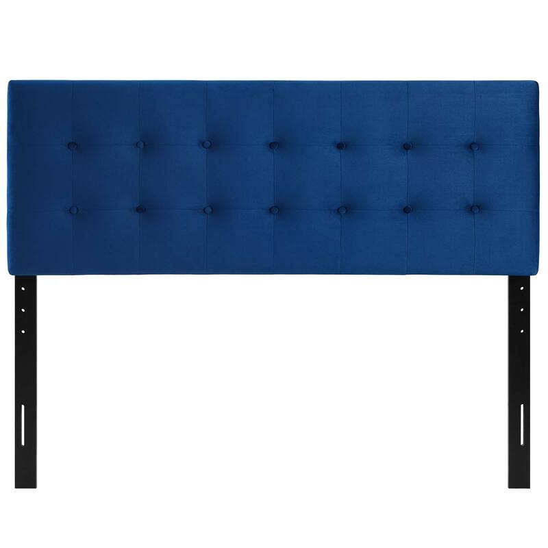 Emily Biscuit Tufted Performance Velvet Headboard