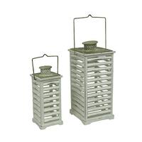 Maddie Wood Lantern - Free Shipping Today - Overstock ...