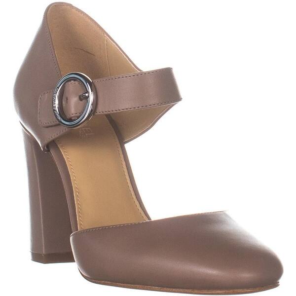 Shop Michael Michael Kors Womens Alana Closed Toe Leather Round Toe Mary Jane Pumps Overstock 27733047