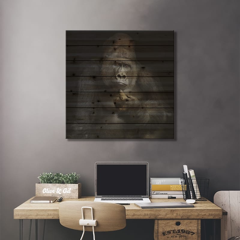 IMHO Print On Wood by Antje Wenner-Braun - Multi-Color