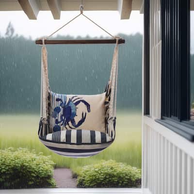 Magnolia Casual Swing Set 4 piece - Marina Stripe w/ Crab
