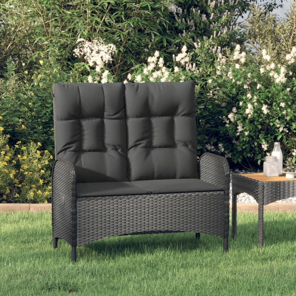 Reclining garden outlet bench