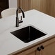 preview thumbnail 8 of 75, Karran Undermount Quartz Bar Single Bowl Sink