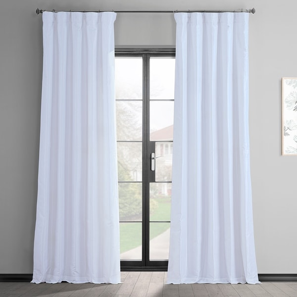 Length & Lining White Faux Silk Curtains 130 cm Chose Plain Top 51" Wide 