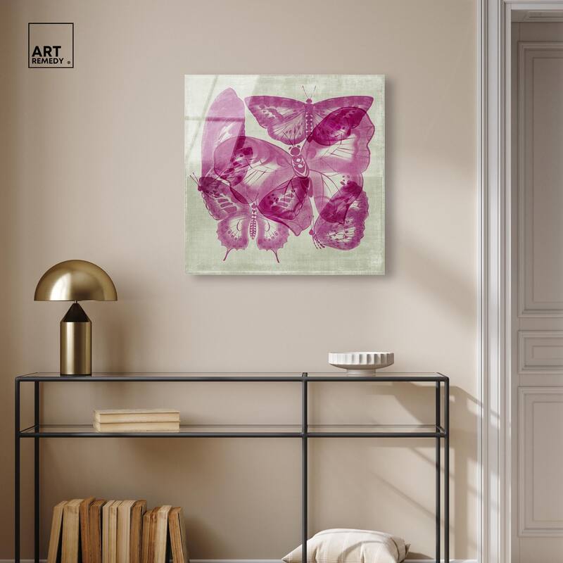 Fluttering Wings Acrylic by Art Remedy, Ready to Hang