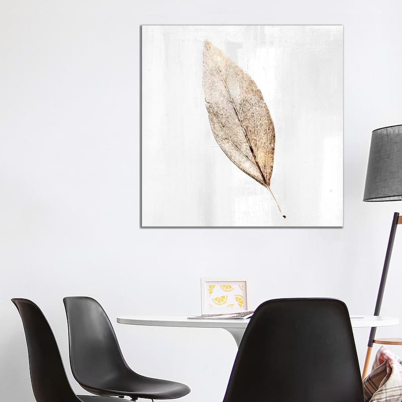 iCanvas "Golden Leaf I" by Kimberly Allen Canvas Print - 37x37x1.5