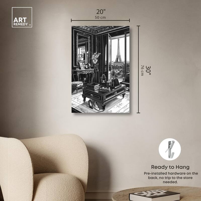 Her Favorite Room II Canvas by Art Remedy, Gallery Wrapped