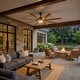 preview thumbnail 3 of 19, 72" Large Ceiling Fan with 3CCT Dimmable LED Light and Remote(8 Reversible Blades）