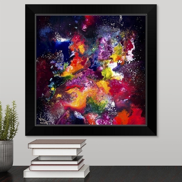 "Cosmic Voyage 214" Black Framed Print
