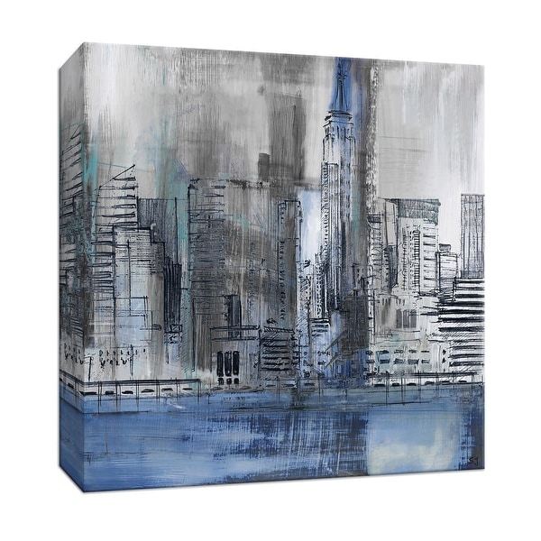 PTM Images 9-147664 PTM Canvas Collection 12" x 12" - "Empire State" Giclee New York Art Print on Canvas