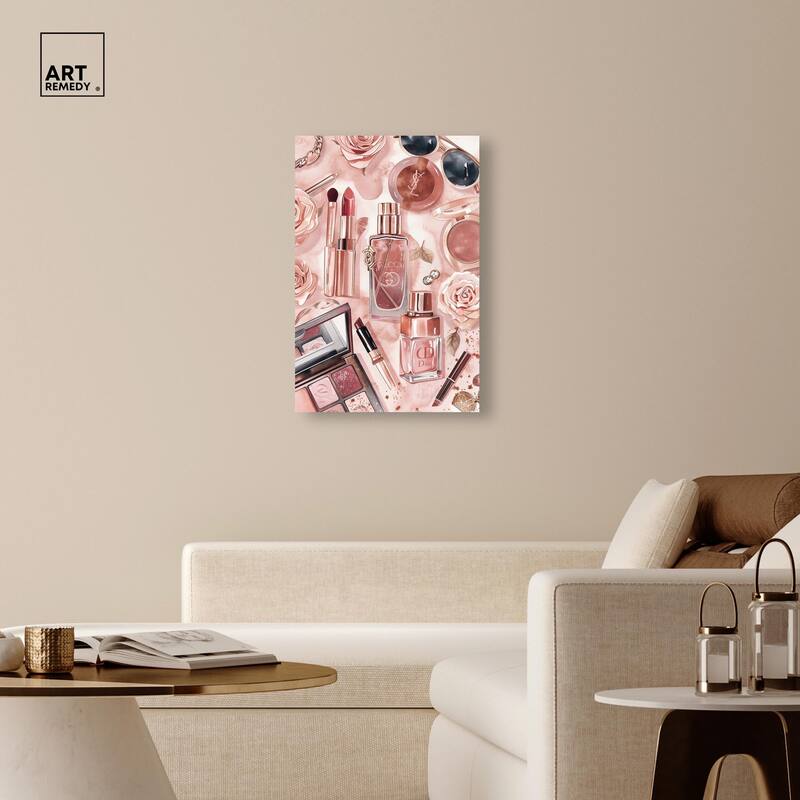 Glam Sparkle Lay Out Canvas by Art Remedy, Gallery Wrapped