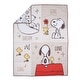 preview thumbnail 3 of 8, Bedtime Originals Snoopy Love 3-Piece Infant Baby Nursery Crib Bedding Set