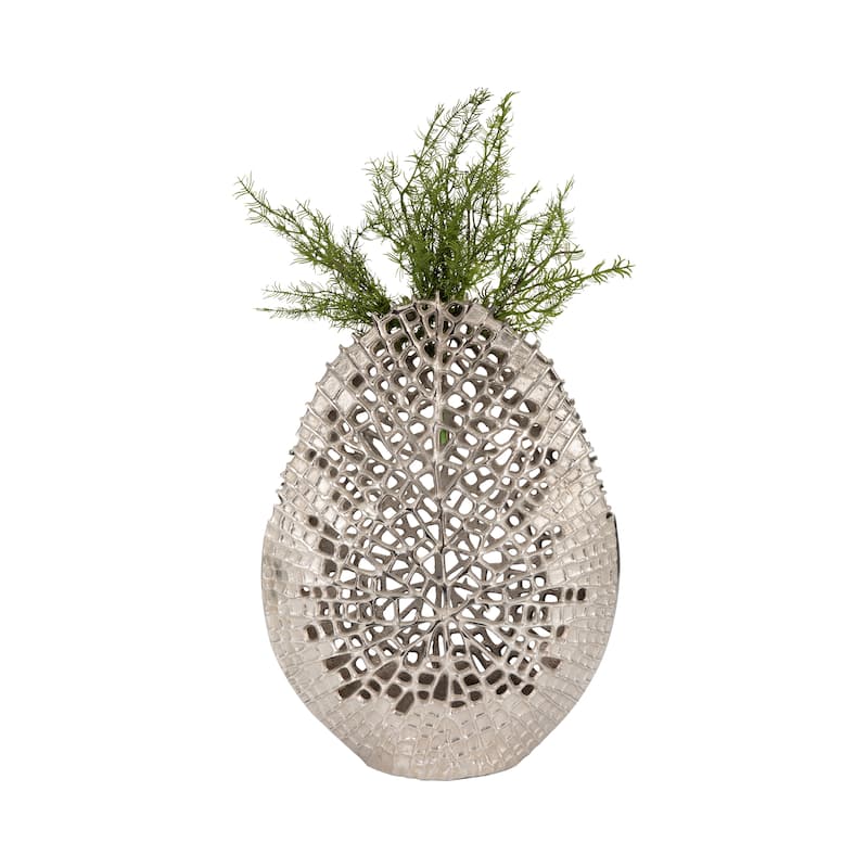 Sagebrook Home Aluminum Vase - Elevate Your Space With Elegant Decor