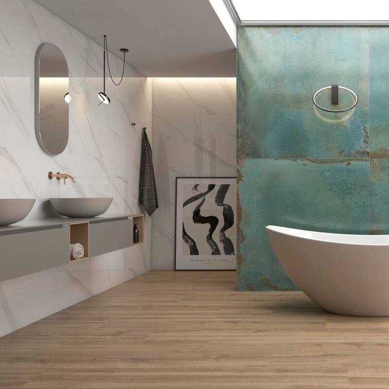 The Tile Life Delaney 24x48 Blanco Marble Look Porcelain Floor & Wall Tile