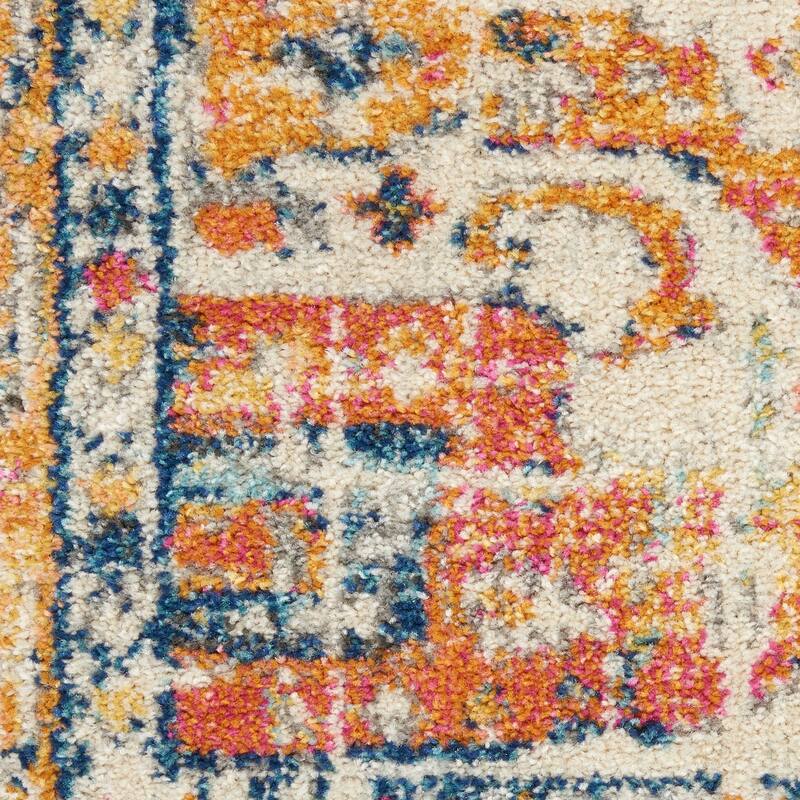 Copper Grove Alsleben Vintage Persian Floral Medallion Area Rug
