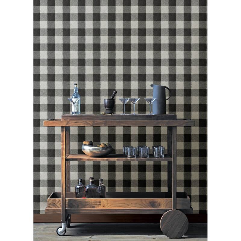 Lumberjack Black Wallpaper