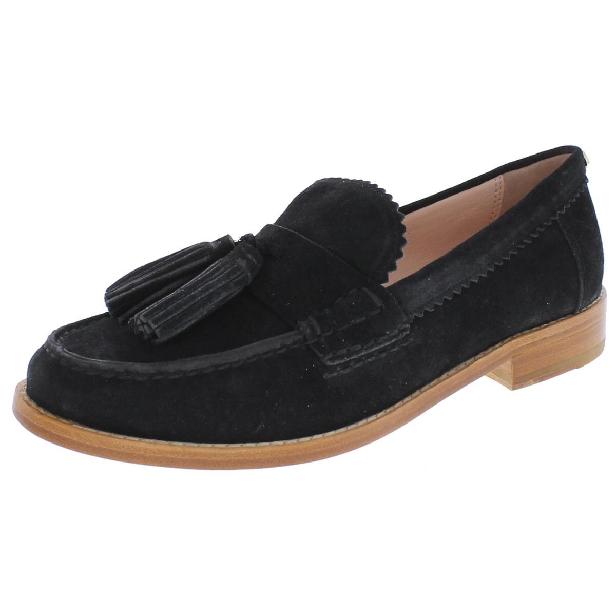 suede tassel loafers womens