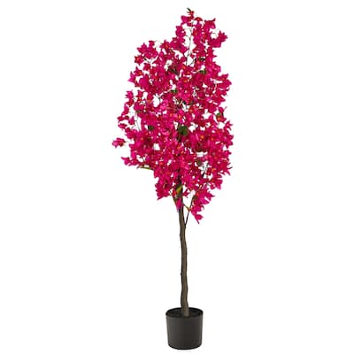 5' Bougainvillea Artificial Tree