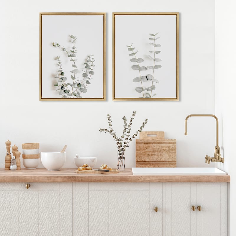 Kate and Laurel Sylvie Neutral Canvas by The Creative Bunch Studio