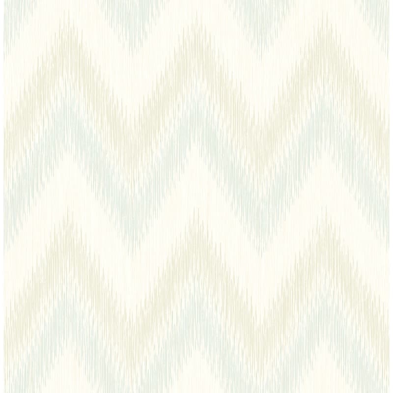 Seabrook Designs Lillian August Regent Flamestitch Stringcloth Unpasted Wallpaper