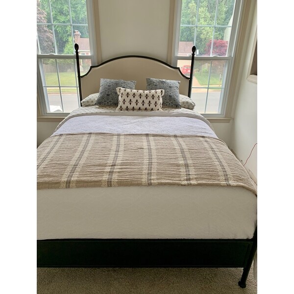 The gray barn epona 2025 contemporary arched four poster bed