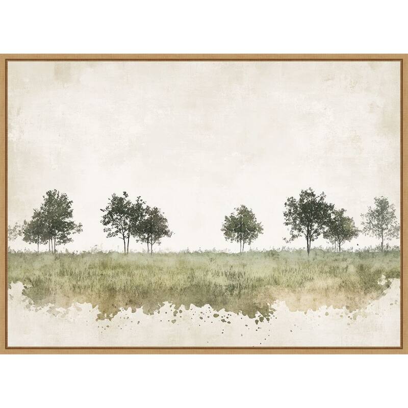 Still Woodland No. 1 by Mona Grace (38 x 28 in.), Framed Canvas Wall Art Print