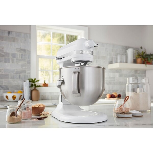 White kitchenaid mixer bowl sale