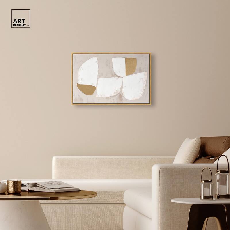 Gilded Cairn III Canvas by Art Remedy