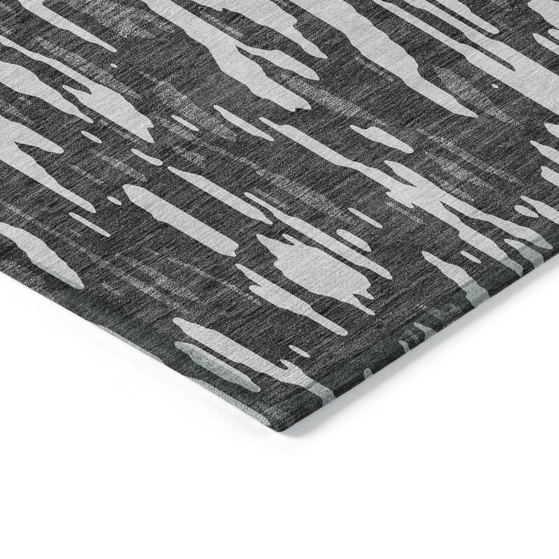 HomeRoots Abstract Transitional Rectangle Outdoor Rug
