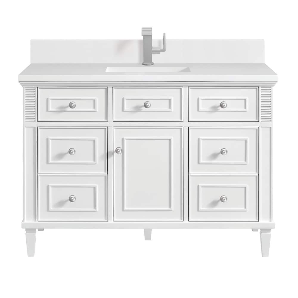 James Martin Vanities 424-V48-1WZ Lorelai 48" Single Basin Wood Vanity