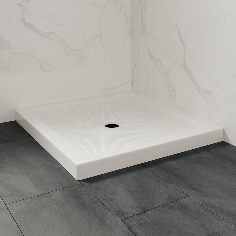 Adena White Shower Base 60x36 in white