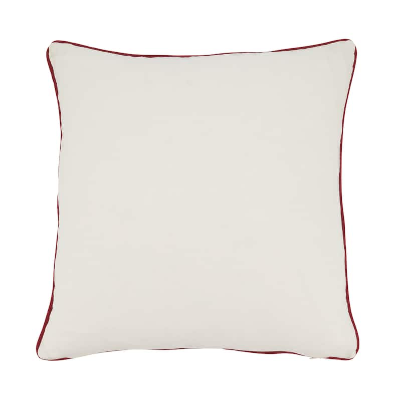 Frosty Hands Holiday Mittens Throw Pillow