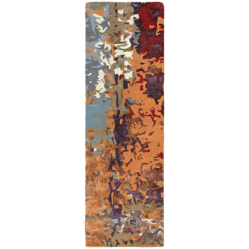 HomeRoots Abstract Industrial Rectangle Area Rug