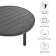 preview thumbnail 2 of 5, Terrace 35" Outdoor Patio Aluminum Round Coffee Table