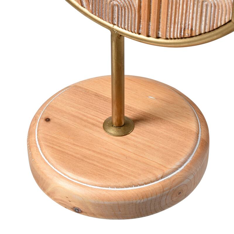 Elk Home Lambert Natural Wood 9.5 Inch Wide Decorative Object