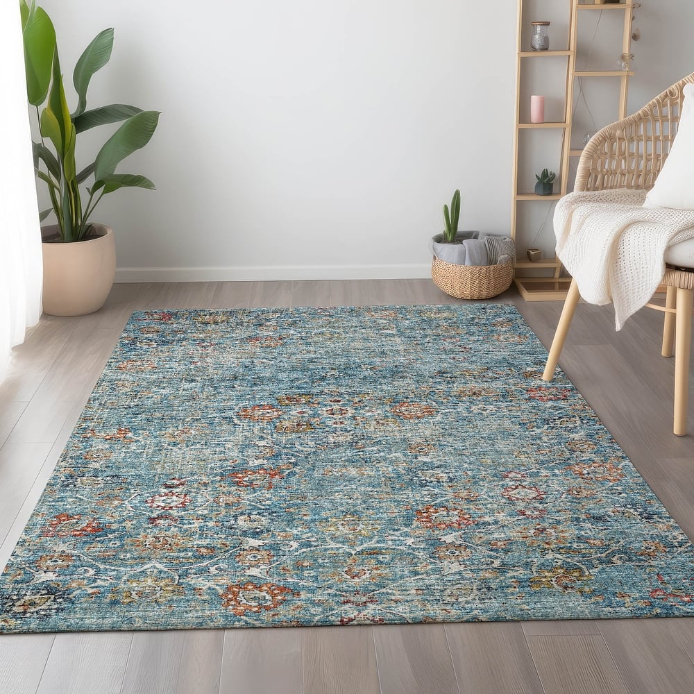 Premium Washable Super Soft Vintage Traditional Mayfield Rug