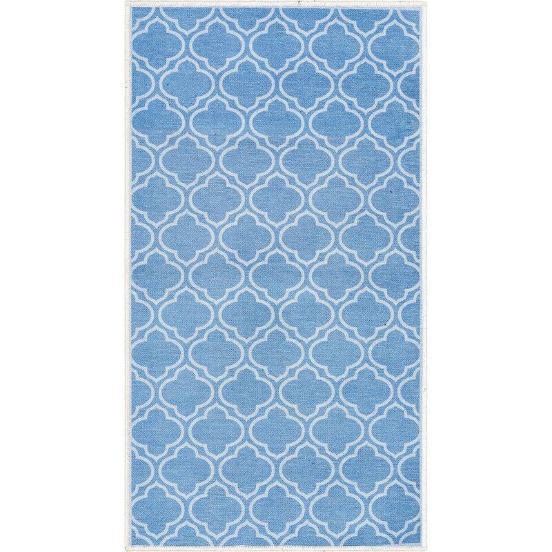 Well Woven Apollo Lattice Moroccan Machine Washable Area Rug