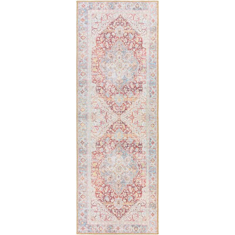 Artistic Weavers Niloufar Traditional Medallion Printed Machine Washable Area Rug