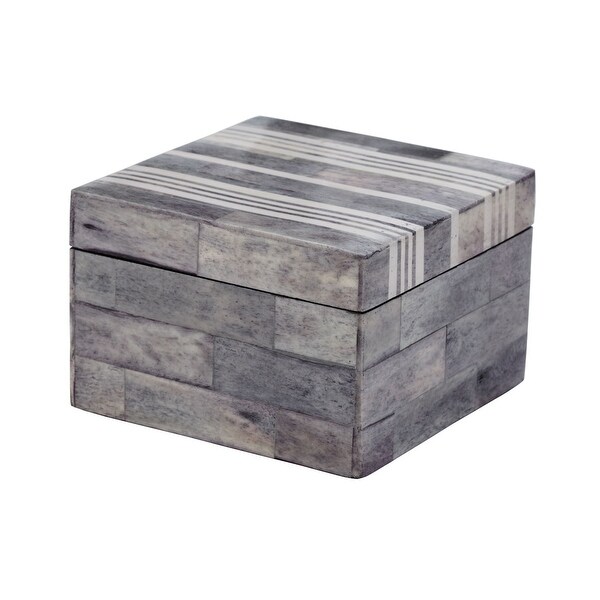 Elk Home 903009 Gray And White Bone Boxes - Small - Multi