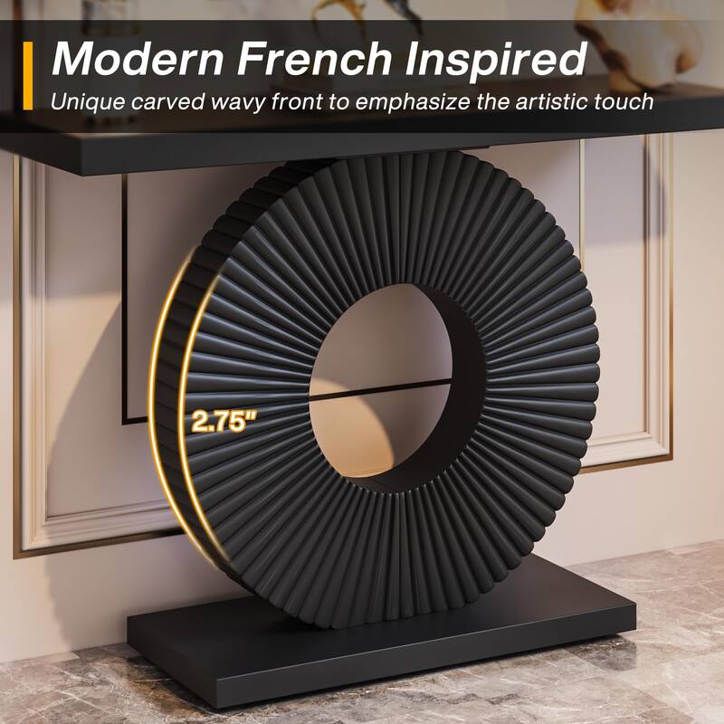 40 inches Modern Console Table Entryway Sofa Accent Table for Living Room