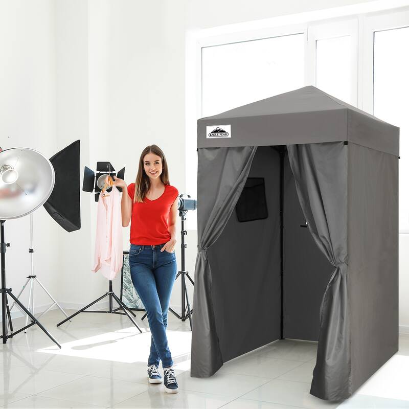 EAGLE PEAK Flex Ultra Compact 4x4 Pop-up Canopy, Sun Shelter, Changing Room, or Camping