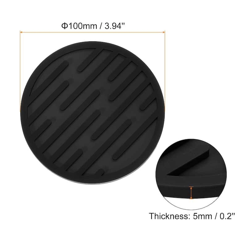 Drink Coasters, 6pcs Silicone Coasters for Drinks for Bar Club Office