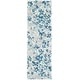 preview thumbnail 47 of 47, SAFAVIEH Evoke Floral Area Rug 2'2" x 11' Runner - Grey/Light Blue - Runner