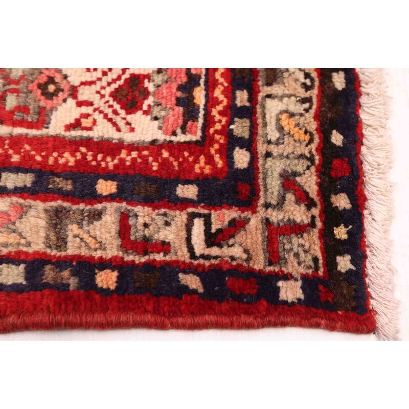 ECARPETGALLERY Hand-knotted Andelz Red Wool Rug - 3'3 x 9'2